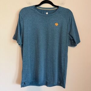 Rabbit EZ Tee SS running shirt blue M active athletic performance outdoor